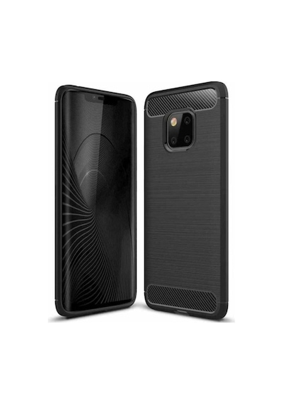 Huawei Mate 20 Pro Kılıf Zore Room Silikon Kapak Siyah