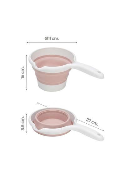 Katlanabilir Maşrapa, Katlanır Banyo Maşrapası, Akordiyon Koçero 27cmx17cmx4cm