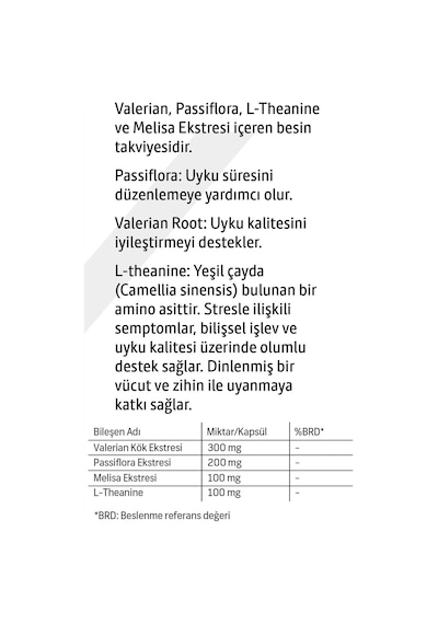 Live Yourself Passiflora Valerian Root L-theanine Melissa