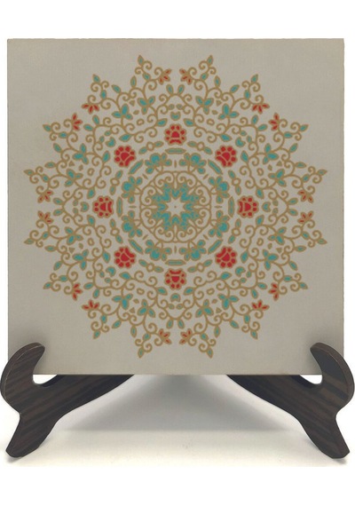 Rumi Desen Baskılı Mdf Masaüstlük 10x10