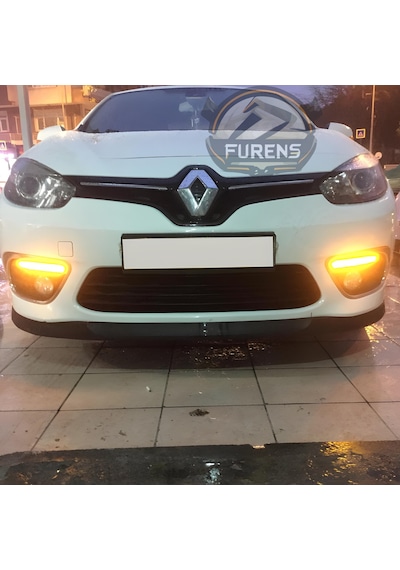 Renault Fluence 2009-2012 Uyumlu H Lip Esnek Ön Lip 2 Parça Karlık Ön Ek Tampon Altı Dill
