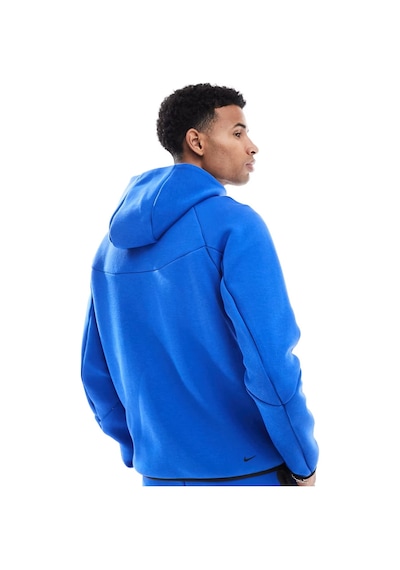 Nike Tech Fleece Full Zip Windrunner Hoodie Kapüşonlu Unisex Sweatshirt Mavi Mavi