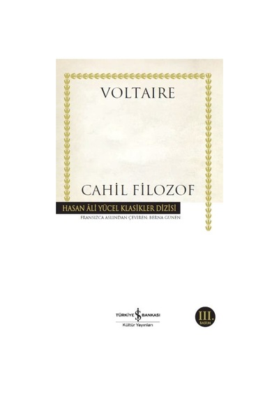 Cahil Filozof -   Hasan Ali Yücel Klasikleri