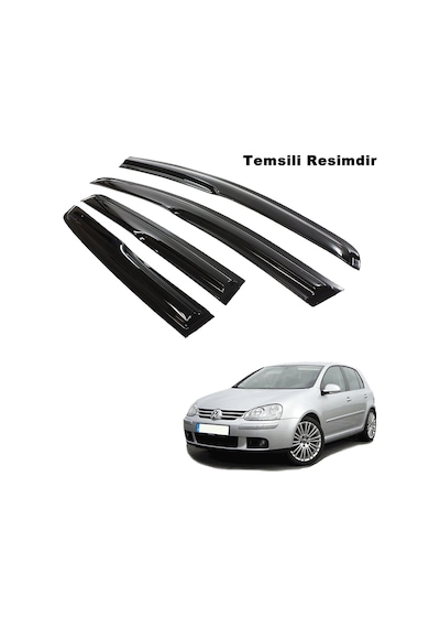 Vw Golf 5 Mügen Cam Rüzgarlığı 2004-2009 Arası 4 Lü Takım N11.32633
