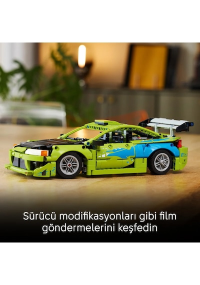 LEGO® Technic Fast and Furious Mitsubishi Eclipse Araba 42229 - 14 Yaş ve Üzeri için NOS Tüpü İçeren Oyuncak Yapım Seti (827 Parça)