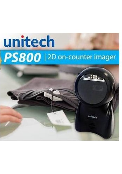 Unitech Ps800-1Rg Ps800 Karekod (2D) Usb Masaüstü Kablolu Barkod