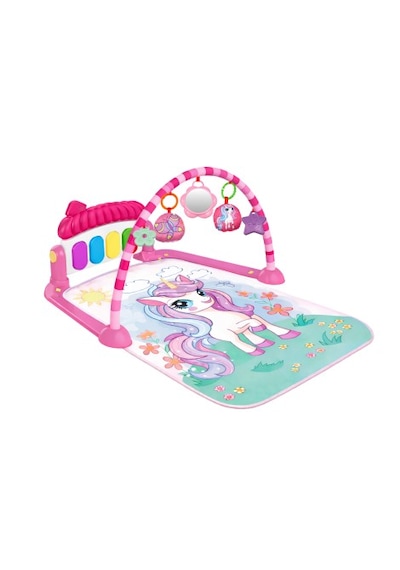 Toys2you Piyanolu Oyun Halısı Işıklı Ve Müzikli Gelişim Matı Unicorn 70x45x35