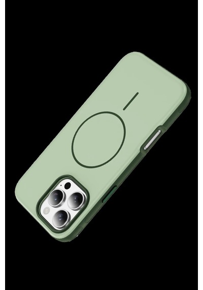 Apple iPhone Uyumlu 16 Pro Max Neksa Magsafe Kapak - Yeşil Bz8683140936259