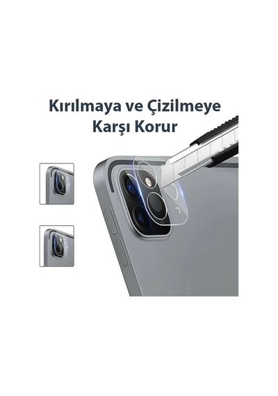 Gor İpad Pro 11 İpad Pro 12.9 2020-2021 3d Cam Kamera Koruyucu 2 Set- 5775 Mh-hs7306-9890
