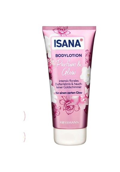 Isana Vücut Losyonu Parfum & Glow, 200 Ml, Shea Yağı, Pembe