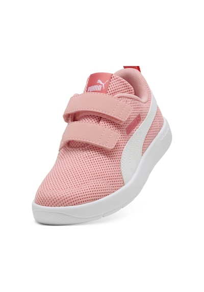 Puma Courtflex V3 Mesh Erkek Çocuk Pembe Sneaker Pembe