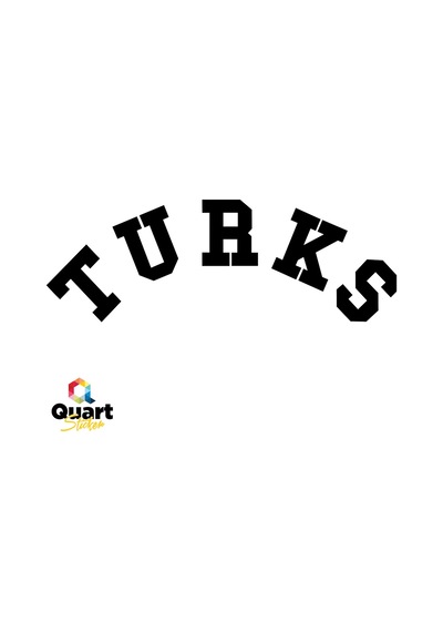Turks Sticker Oto Cam Sticker