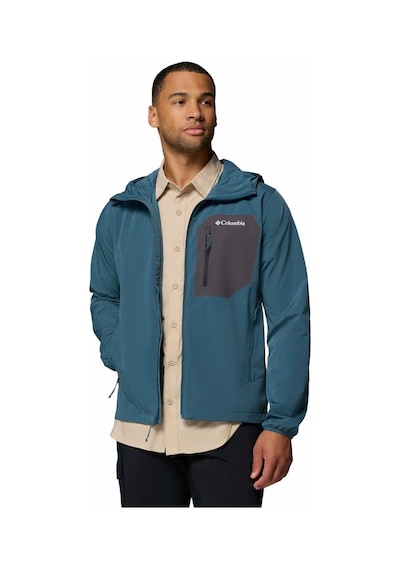 Columbia Tall Heights Iıı Kapüşonlu Erkek Softshell-9128 Mavi
