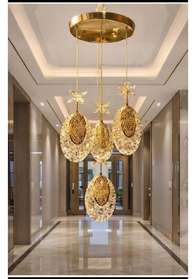 Bohem Aydınlatma Modern 3+1 Sarkıt 3 Renk Led Beyaz Sarı Günışığı Salon/antre/yatak Odası Gold