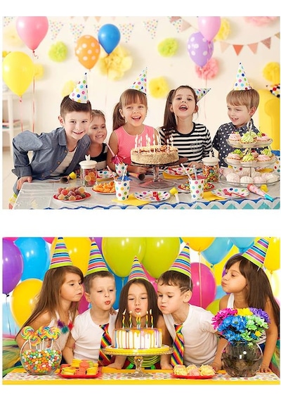 Balon Renkli Lateks 10 Adet Renkli Balon 10'' Canlı Renkler Parti Doğum Günü Süsleme Malzemeleri Balon 26 Cm Çok Renkli