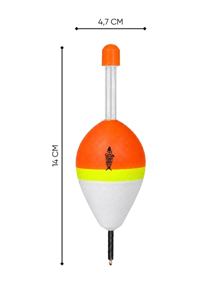 Işık Tüplü Olta Şamandırası - Fishack - Fsh-6050 - 5 Adet - 50 Gr
