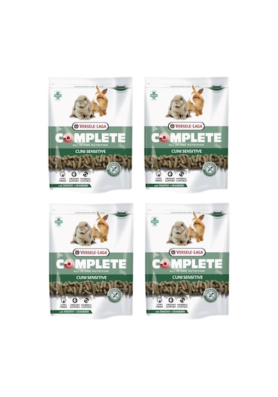 Versele Laga Complete Cuni Sentive Yetişkin Tavşan Pelet Yem 500 Gr. X 4 Adet