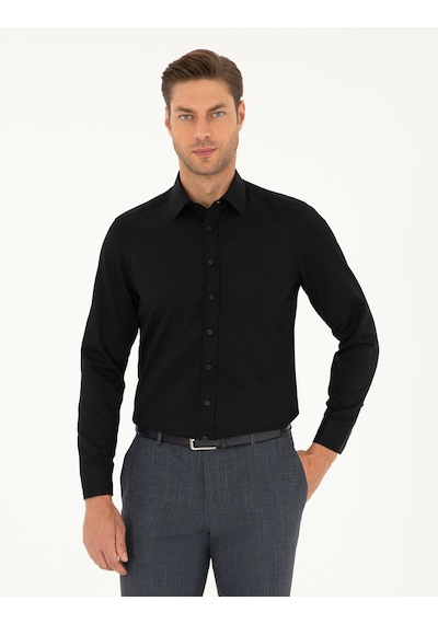 Pierre Cardin Erkek Siyah Gömlek Desenli 50298071-vr046 Siyah