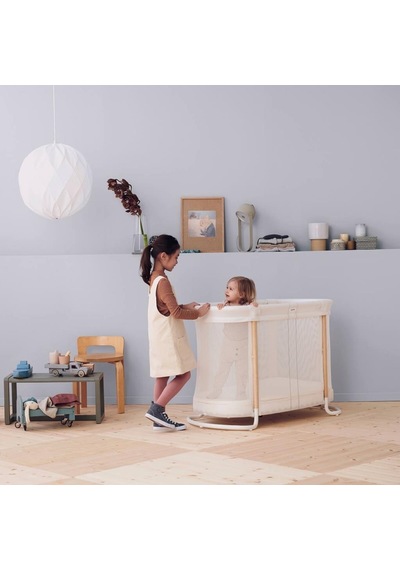 Bebeğimolacak Babybjörn Crib Iki Katlı Bebek Beşiği / Beyaz Çok Renkli Bebeğimolacak Babybjörn Crib Iki Katlı Bebek Beşiği / Beyaz Çok Renkli