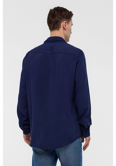 Backandbond Lacivert Regular Fit Uzun Kollu Gömlek Backandbond Lacivert Regular Fit Uzun Kollu Gömlek