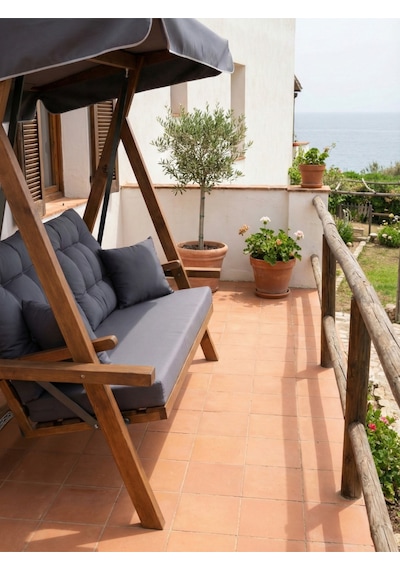 Lyon 2400 4 Kişilik Ahşap Bahçe Salıncağı, Balkon Teras Salıncağı, Yatak Özellikli Antrasit Lyon 2400 4 Kişilik Ahşap Bahçe Salıncağı, Balkon Teras Salıncağı, Yatak Özellikli Antrasit