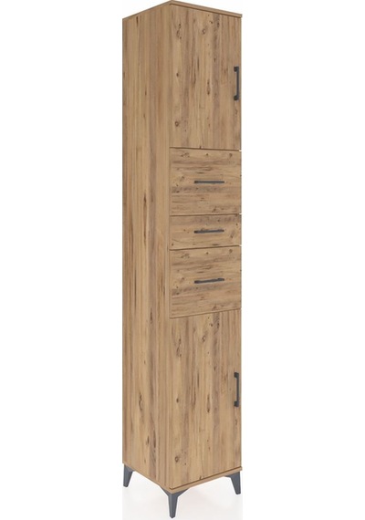 Hyperion Dolap 3 Raflı 3 Çekmeceli 2 Kapaklı 44x44x243 Çam-çam Çam Hyperion Dolap 3 Raflı 3 Çekmeceli 2 Kapaklı 44x44x243 Çam-çam Çam