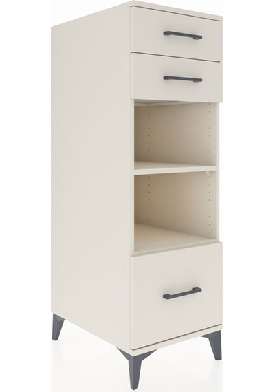 Kronos Dolap 2 Raflı 3 Çekmeceli 44x59x134 Aytaşı-aytaşı Aytaşı