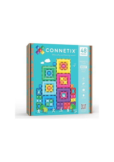 Connetix Bright Portal Pack Manyetik Bloklar - 48 Parça