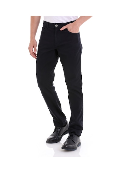 Hatemoğlu Lacivert Regular Fit Düz 5 Cep Pamuklu Kot Pantolon Lacivert