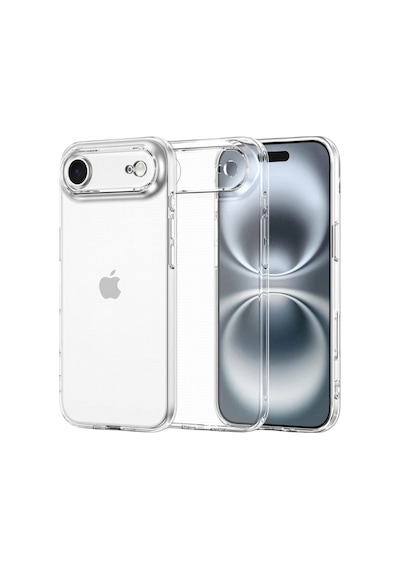 Apple iPhone  Uyumlu,  17 Air Lüx Şeffaf Silikon - Şeffaf