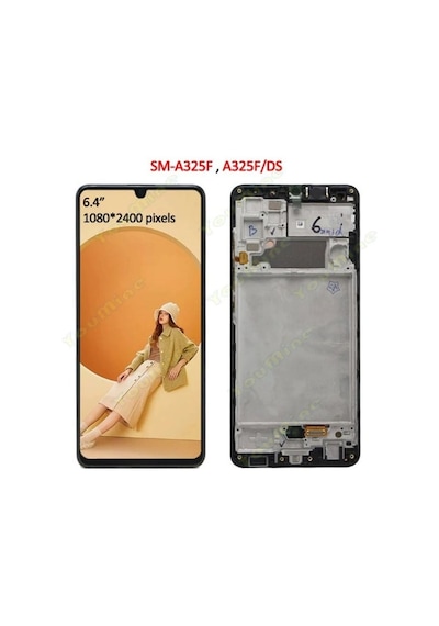 Samsung A325f Galaxy A32 Uyumlu Lcd Ekran Dokunmatik Full Çıtalı