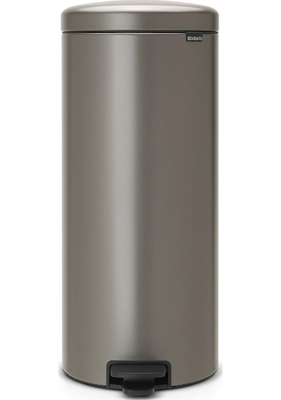 Brabantia Çöp Kutusu 30 Litre Newicon Pedallı Platin 114441