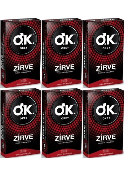 Okey Zirve Prezervatif 6 x 10'lu