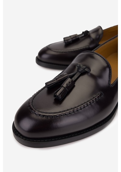 Rossi Kadın Hakiki Deri Bordo Loafer Ayakkabı 668 D204 Bn Ayk Sk25-26 Bordo Bordo