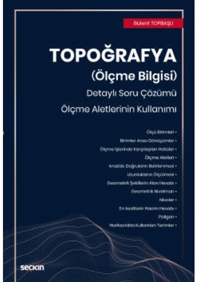 Topağrafya (Ölçme Bilgisi)/Bülent Topbaşlı 9789750262739