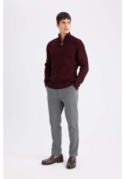 DeFacto Tailored Regular Fit Normal Kesim Kumaş Pantolon Basic Düz Cepli D9084AX24WNAR167