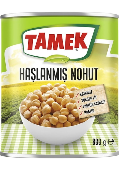 Tamek Haşlanmış Nohut 800 Gr X 3'lü Paket