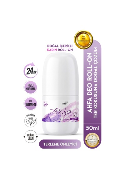 Doğal Ahfa Eau De Roll On For Women Kararma Önleyici 50 Ml