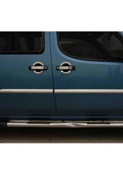 Fiat Doblo 2000-2005 Model Arası Krom Yan Kapı Çıtası 4 Parça Paslanmaz Çelik