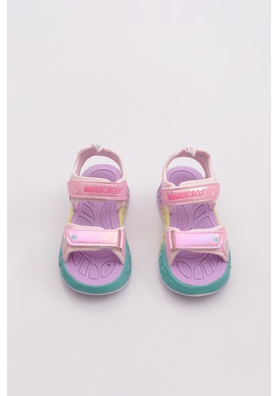 Marco Kids 02-26y207 Çocuk Patik Işıklı Sandalet Pembe