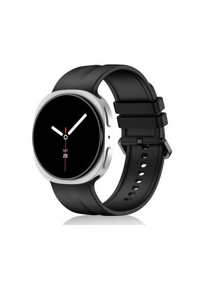 Lexroo Galaxy Watch 9 40mm Krd-159 22mm Silikon Kordon - Siyah