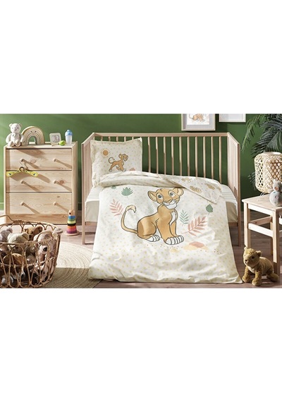 Özdilek Lion King Simba Happy Disney Lisanslı Bebek Nevresim Takımı 433494
