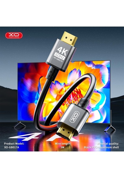 Gb017a Hdmı Dijital 4k 3m Data Veri Aktarım Bağlantı Kablosu - 60hz Hd Görüntü Aktarımı
