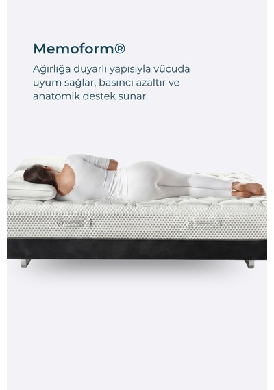 Massaggio Deluxe Ultra Ortopedik Mikro Masaj Etkili Memory Foam Yatak Made İn Italy