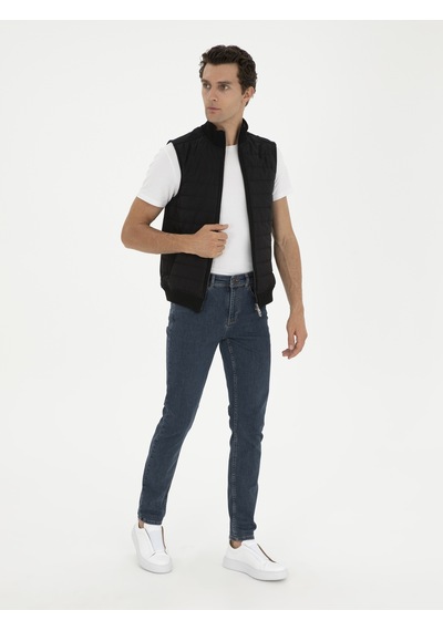 Cacharel Erkek Siyah Mont Yelek 50287900-vr046