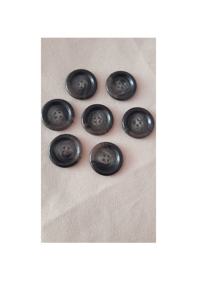 Polyester Düğme 25 Mm 7 Adet