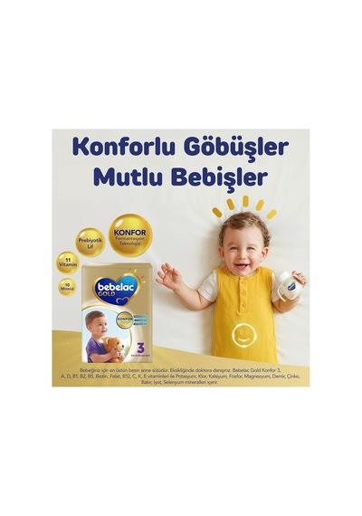 3 Çocuk Devam Sütü, 3x800gr 9-12 Ay