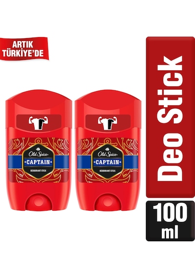 Old Spice Captain Deodorant Stick 2 x 50 ML
