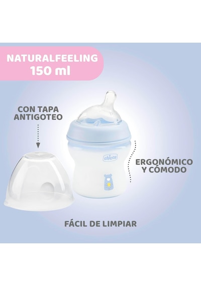 Natural Feeling Pp Biberon 150 Ml,0 Ay+,yavaş Akış Çok Renkli