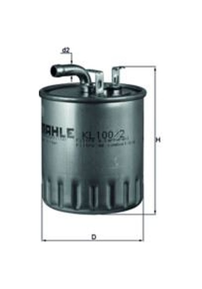Mahle Yakıt Filtresi Mercedes Om668 Om611 W168 W414 W638 B901 B905 Mahle Kl100.2 A6680920101